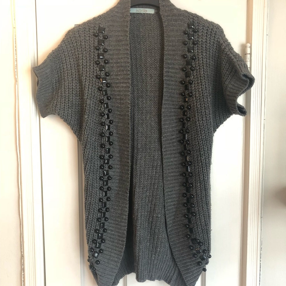 Karlie - Gray Sweater Shrug